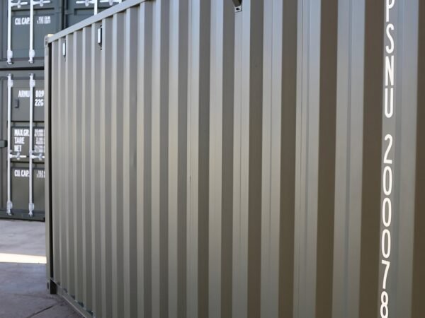 Contenedor de envío desechable de 20 pies – Verde oscuro - Imagen 4