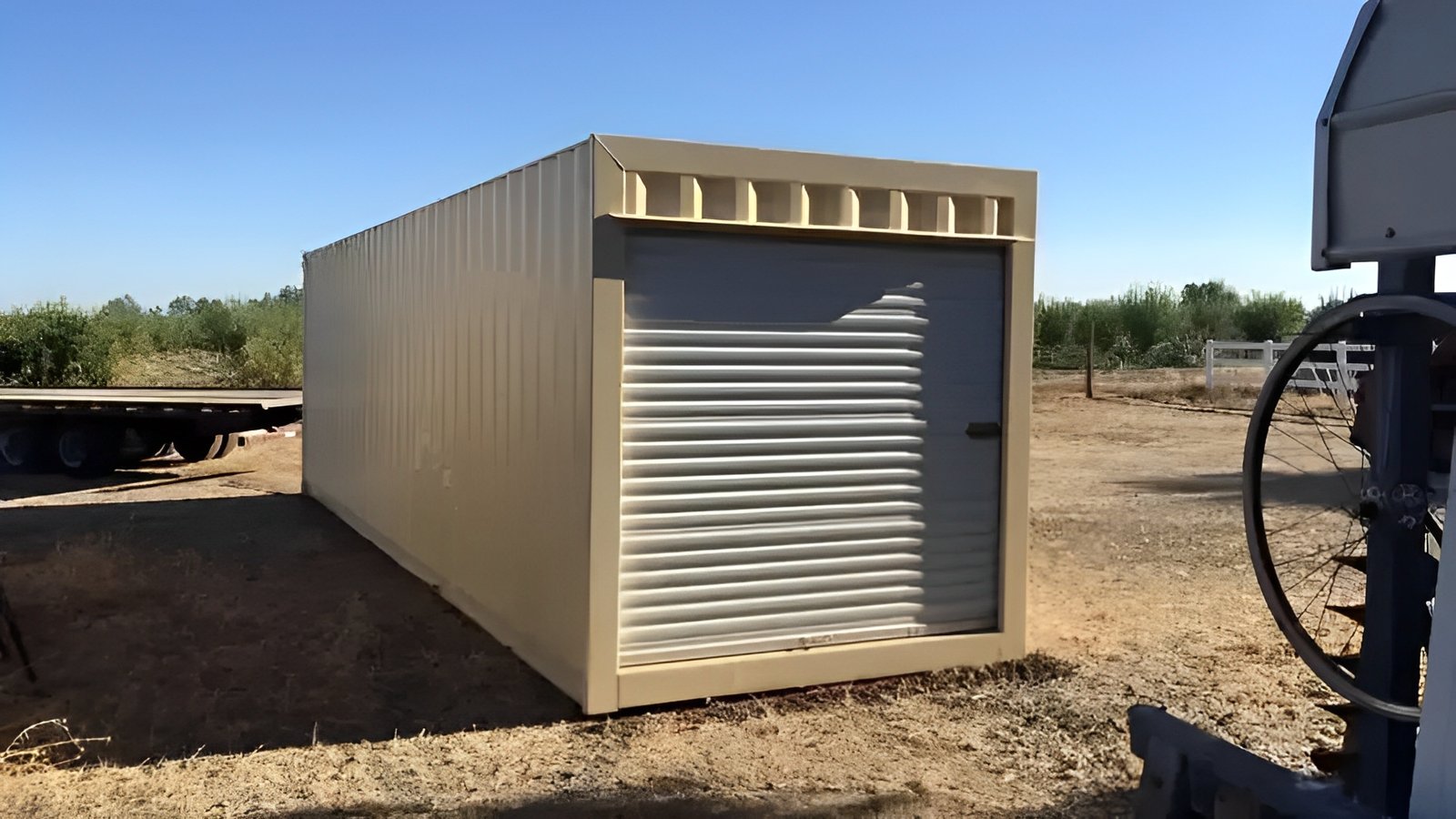 Contenedor de envío de 30 pies con puerta enrollable