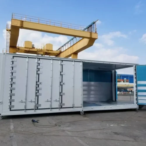 Contenedor refrigerado de 32 pies con acceso lateral