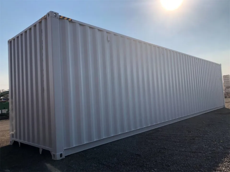 Contenedor de almacenamiento Conex de 40 pies de alto con 4 puertas laterales abiertas y 9,5 pies de alto - Imagen 6