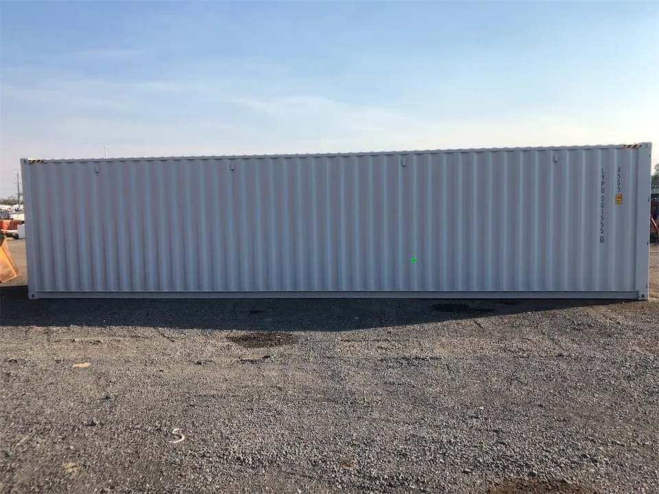 Contenedor de almacenamiento Conex de 40 pies de alto con 4 puertas laterales abiertas y 9,5 pies de alto - Imagen 7
