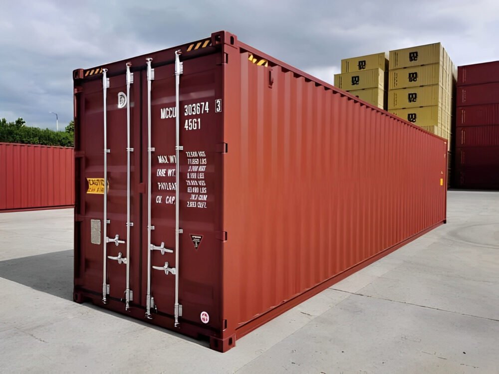 Semirremolque de carga seca transportable, usado, de 40 pies x 8 pies