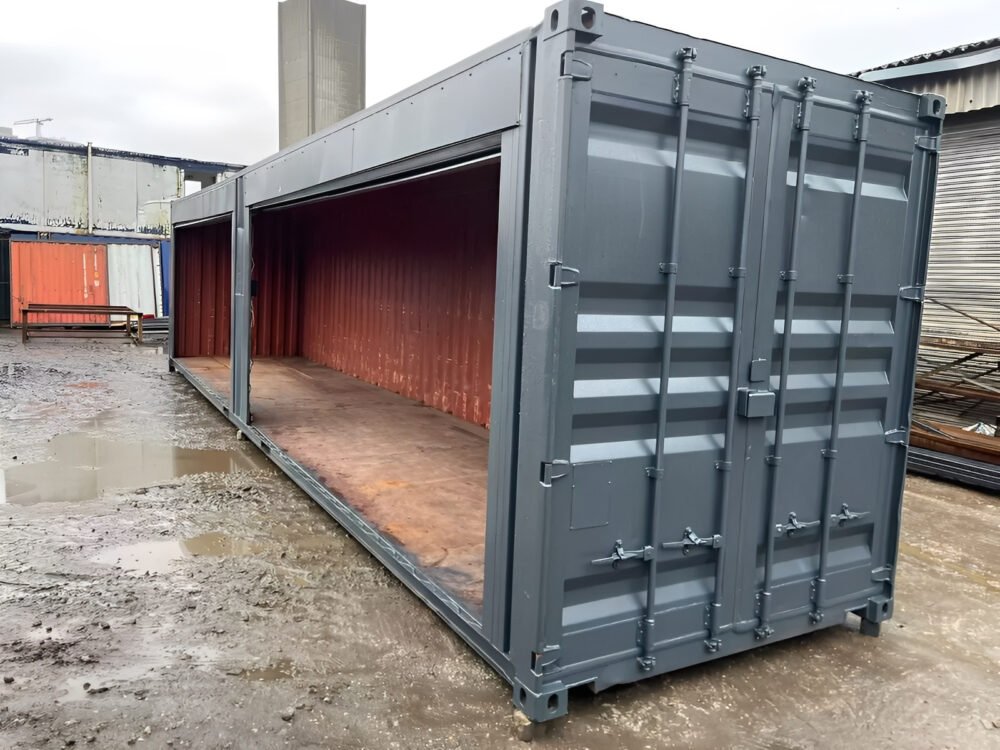 Contenedor de envío de 40 pies x 8 pies con puertas enrollables dobles - Imagen 7