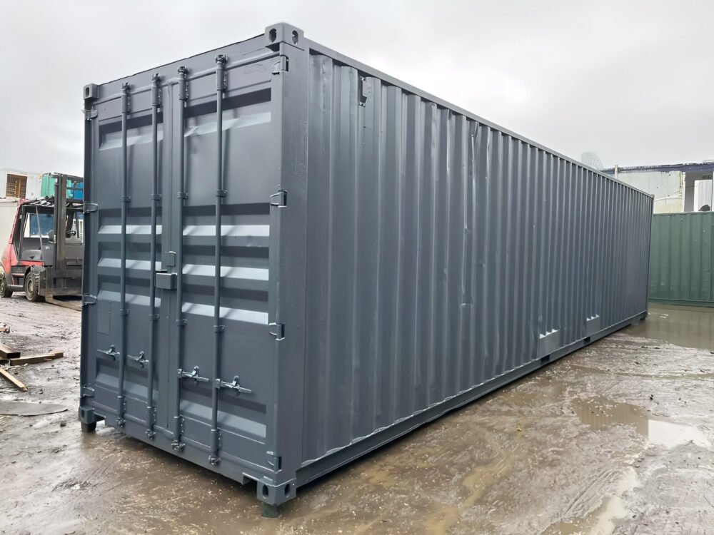 Contenedor de envío de 40 pies x 8 pies con puertas enrollables dobles - Imagen 8
