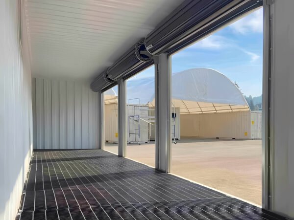 Contenedor de envío de 40 pies de alto con 4 puertas enrollables - Imagen 2