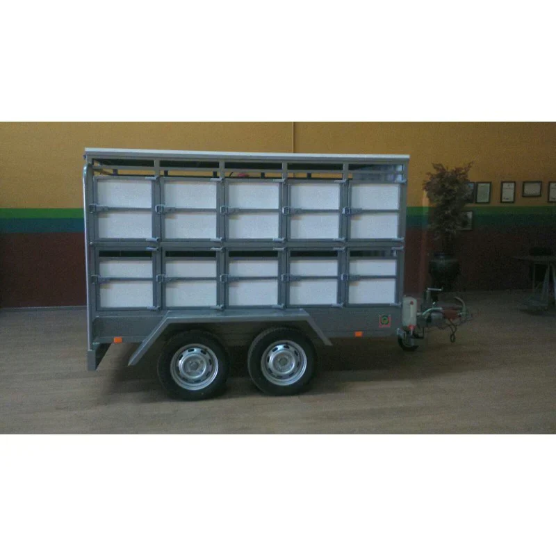 Remolque para perros y la caza 5 ruedas de 165/70 R13 - Imagen 2