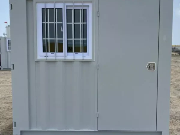 Contenedor cúbico de 8 pies con puerta y ventana, 8 pies de largo x 6,7 pies de ancho x 7,4 pies de alto - Imagen 2