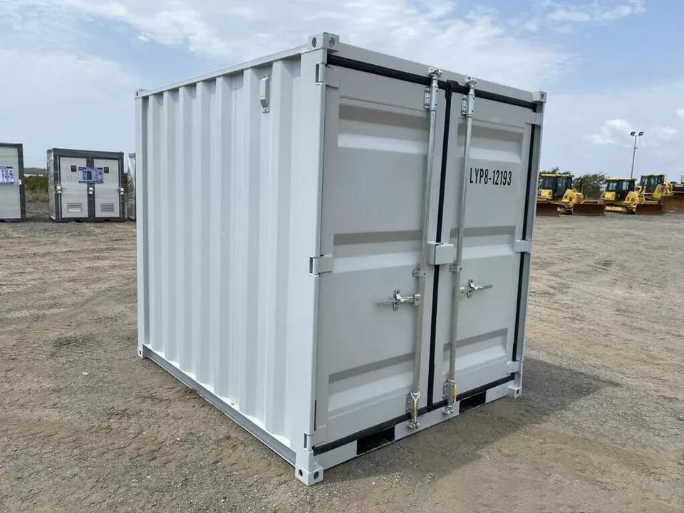 Contenedor cúbico de 8 pies con puerta y ventana, 8 pies de largo x 6,7 pies de ancho x 7,4 pies de alto - Imagen 4
