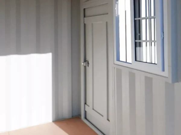Contenedor cúbico de 8 pies con puerta y ventana, 8 pies de largo x 6,7 pies de ancho x 7,4 pies de alto - Imagen 6