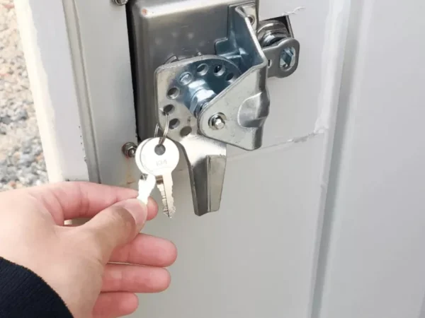 Contenedor cúbico de 8 pies con puerta y ventana, 8 pies de largo x 6,7 pies de ancho x 7,4 pies de alto - Imagen 7