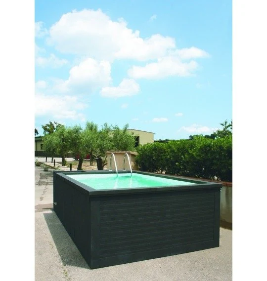 Mini contenedor de piscina móvil 5m25x2m55x1m26