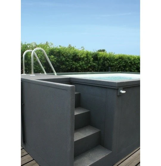 Mini contenedor de piscina móvil 5m25x2m55x1m26 - Imagen 5
