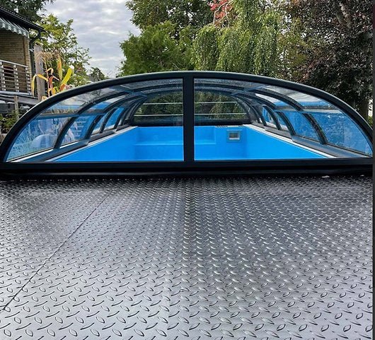 Piscina contenedor 6,11 x 2,5m lista para usar con techo, pack premium - Imagen 4