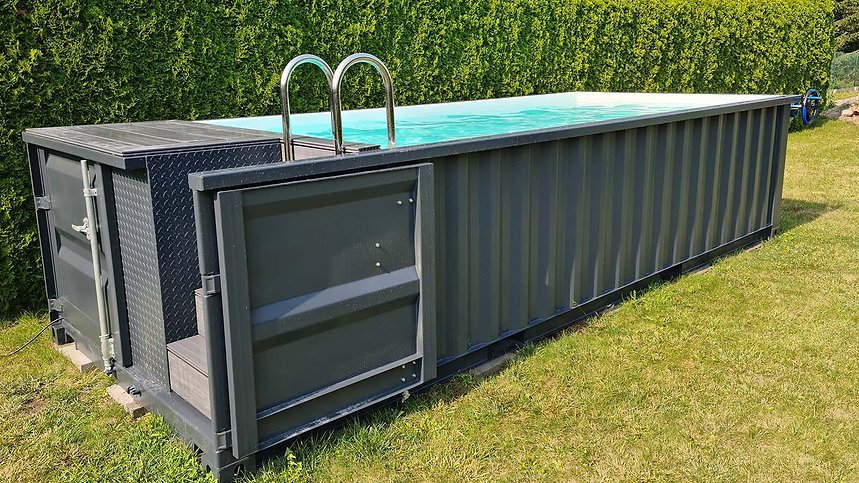 Piscina contenedor 6,2 mx 2,5 m jet swim, sport&spa - Imagen 3