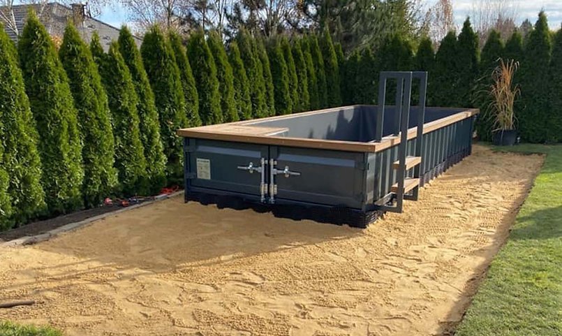 Piscina contenedor 6,2mx 2,5m lista para usar, paquete confort - Imagen 5