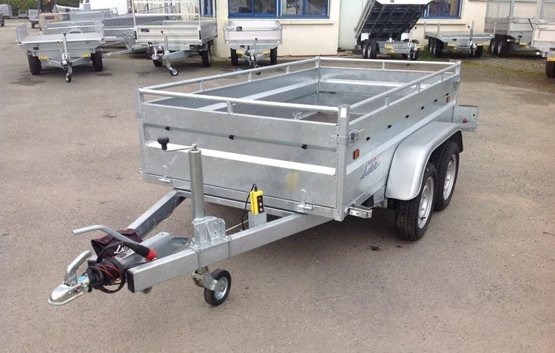Remolque basculante de alta resistencia Lider, PTAC 1500 kg, ejes dobles con freno nuevos - Imagen 3