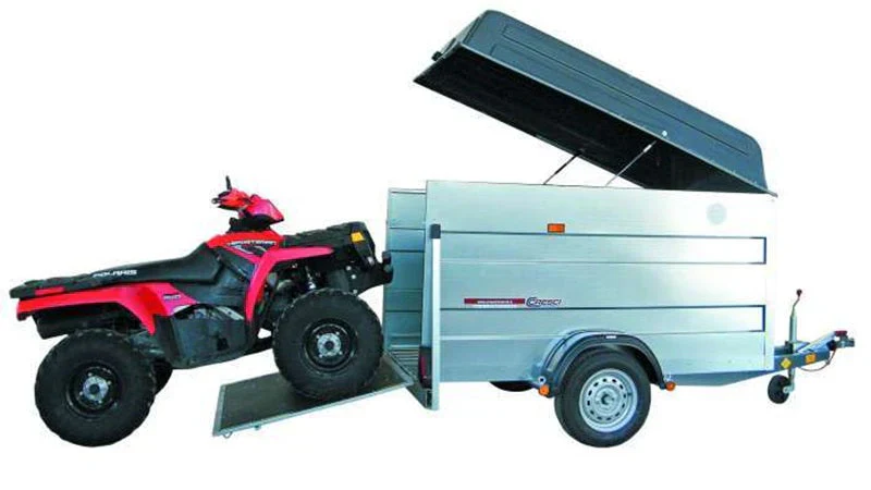 Remolque Cresci Van PT6F con frenos – Capacidad 750 kg - Imagen 4